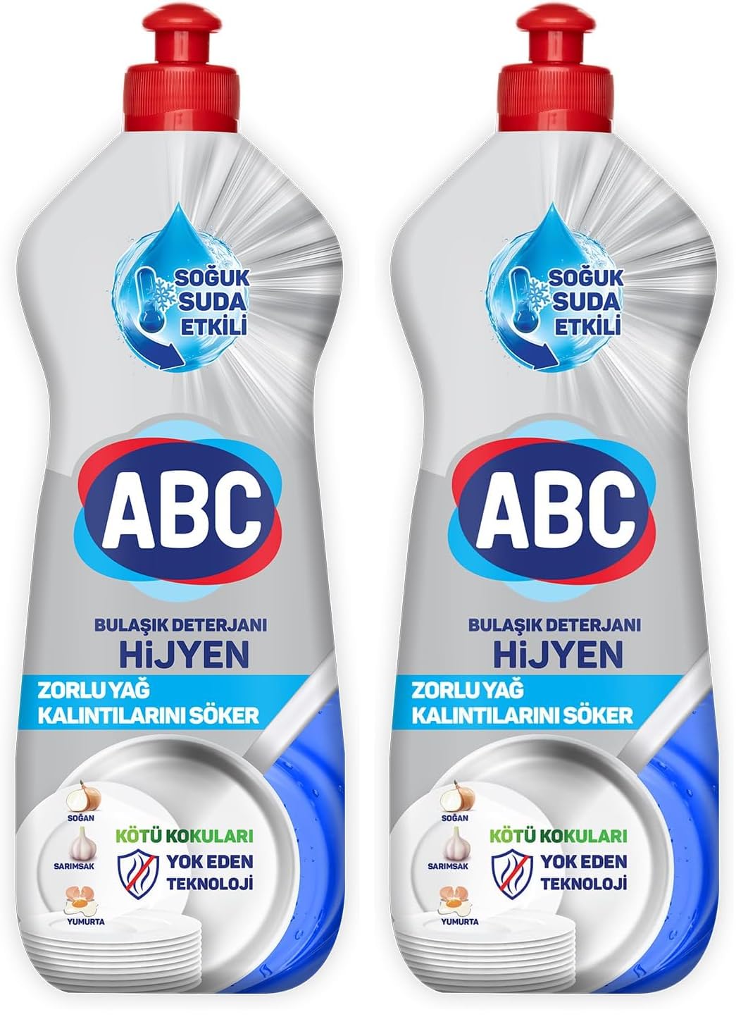 ABC DETERJAN Sıvı Bulaşık Deterjanı 685 Ml Hijyen 2li paket