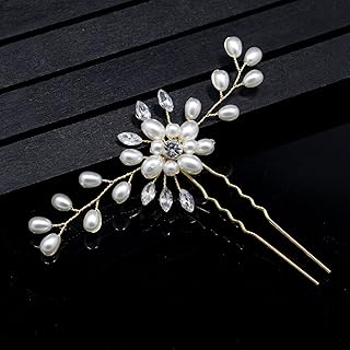 1/4 Uds. Peines para el cabello de boda con perlas de Color plateado y cristal accesorios para el cabello para novia tocado de flores adornos para el cabello para novia joyería