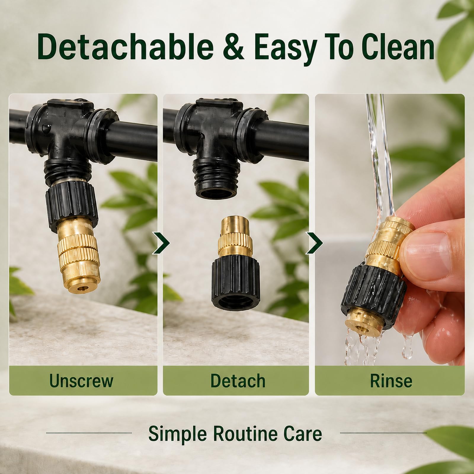 Kit Irrigazione A Goccia,Nebulizzatore per Terrazza Esterno,Kit Irrigazione Goccia Giardino,Wear-Resistant,Suitable for Gardens,Greenhouses,Balconies,And Vegetable Gardens