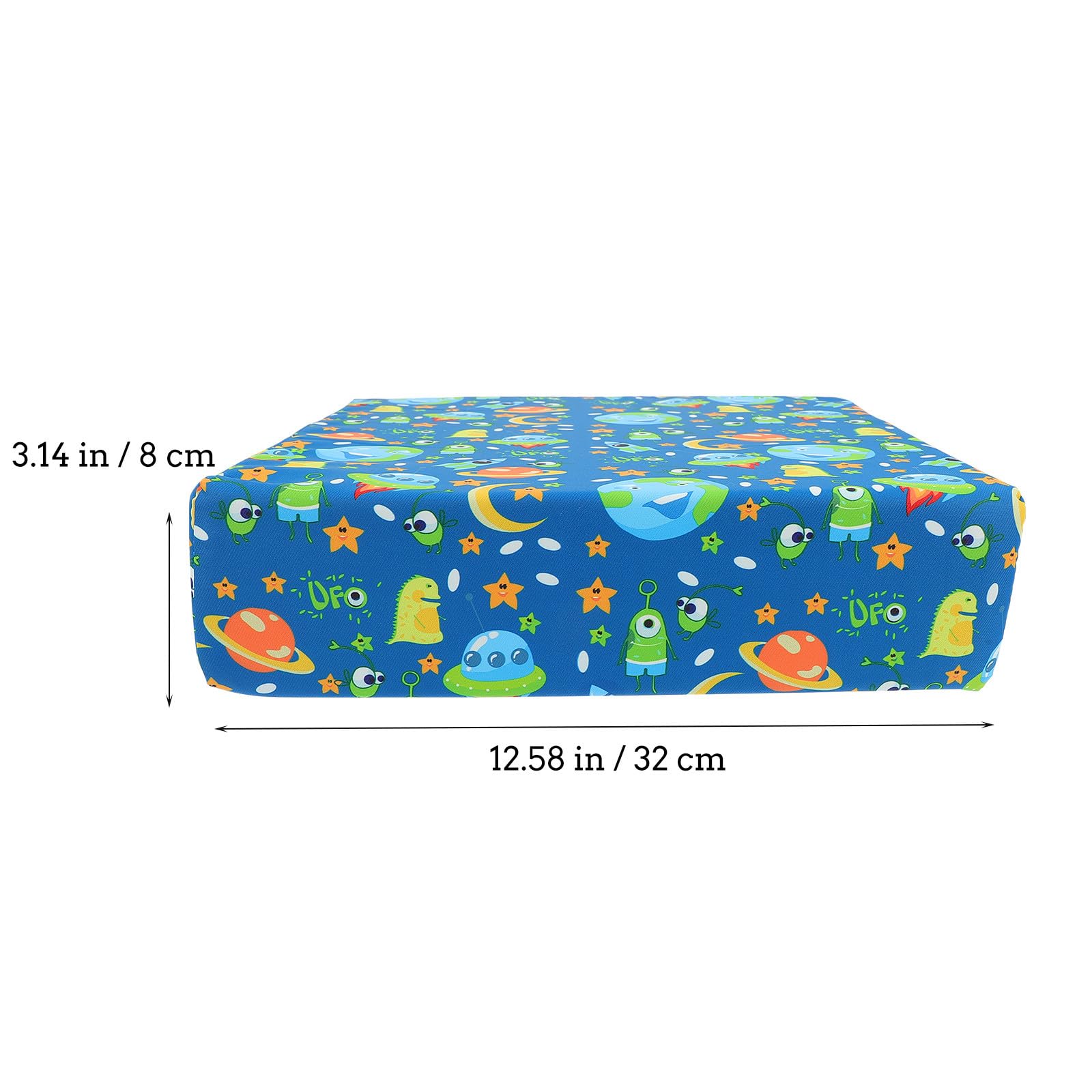 SHINEOFI Cojín Elevador para Silla Infantil Almohadilla Gruesa 32X32X8 CM en Azul Espacial Accesorio para Comedor de Asiento Acolchado para Ñiño