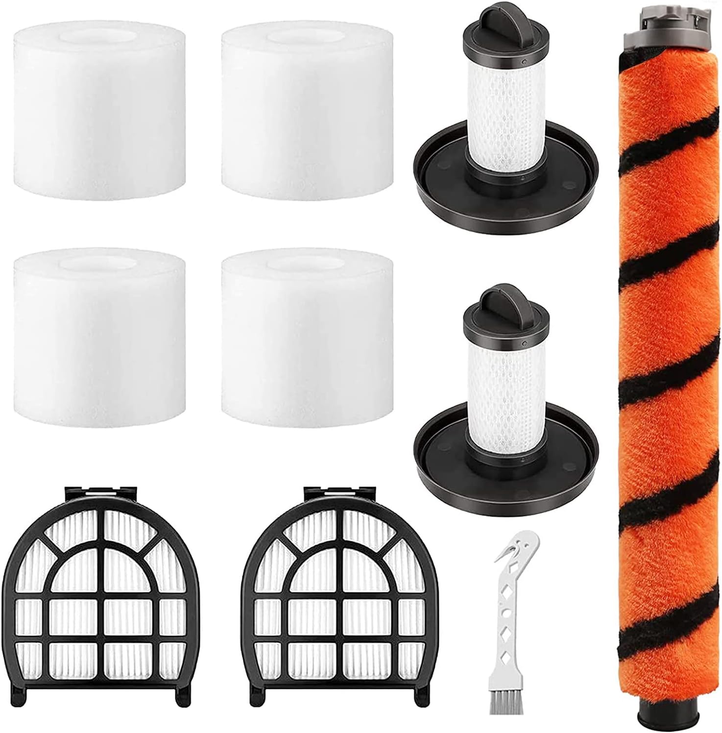 4 Pack Foam & Felt Filters, 1 Soft Main Brush, 2 Pre-Motor Filter & 2 Post-Motor Hepa Filter for Shark LZ600, LZ601, LZ602, LZ602C APEX UpLight Lift-Away DuoClean Vacuum Cleaner # XFFLZ600 & XHFFC600 4 Pack Foam & Felt Filters, 1 Soft Main Brush, 2 Pre-Motor Filter & 2 Post-Motor Hepa Filter for Shark LZ600, LZ601, LZ602, LZ602C APEX UpLight Lift-Away DuoClean Vacuum Cleaner # XFFLZ600 & XHFFC600