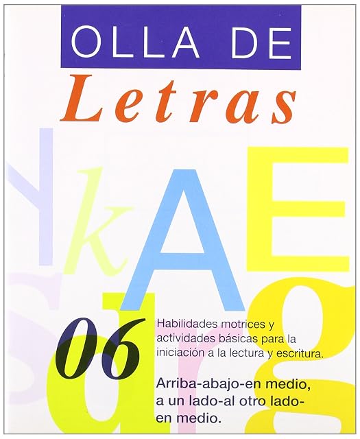 Portada de Olla de Letras Nº 6. Arriba - Abajo - en Medio - a un Lado