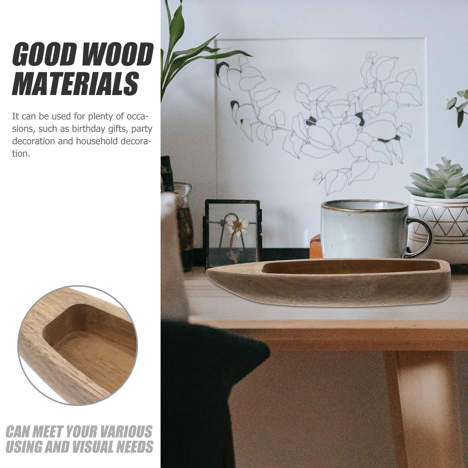 Cabilock Unfinished Wooden Boat Model Rustic Decor for Unique Craft for Nautical Themed Spaces for Boat Enthusiasts