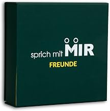 Spricht mit Mir - Gesprächskarten Freunde - 90 Karten Fragespiel Erwachsene | Deep Talk Karten & Tiefgründiges Kennenlernspiel & Eisbrecher für Spieleabend - Kompaktes Kartenspiel - Partyspiele