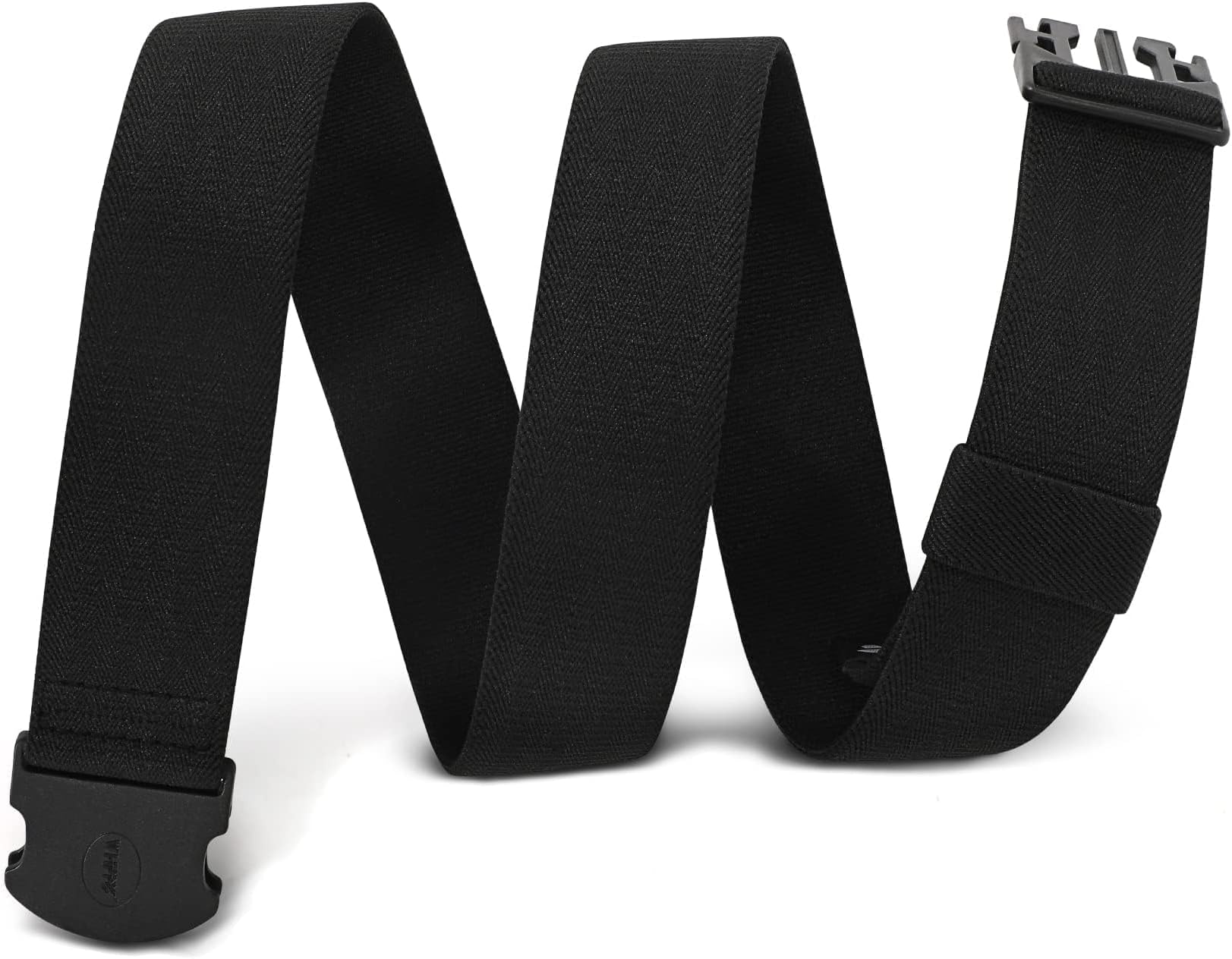 Mens Elastic Stretch Belt Unisex Adventure Web Belt for Women Men with Non-Metal Buckle Adjustable Belts