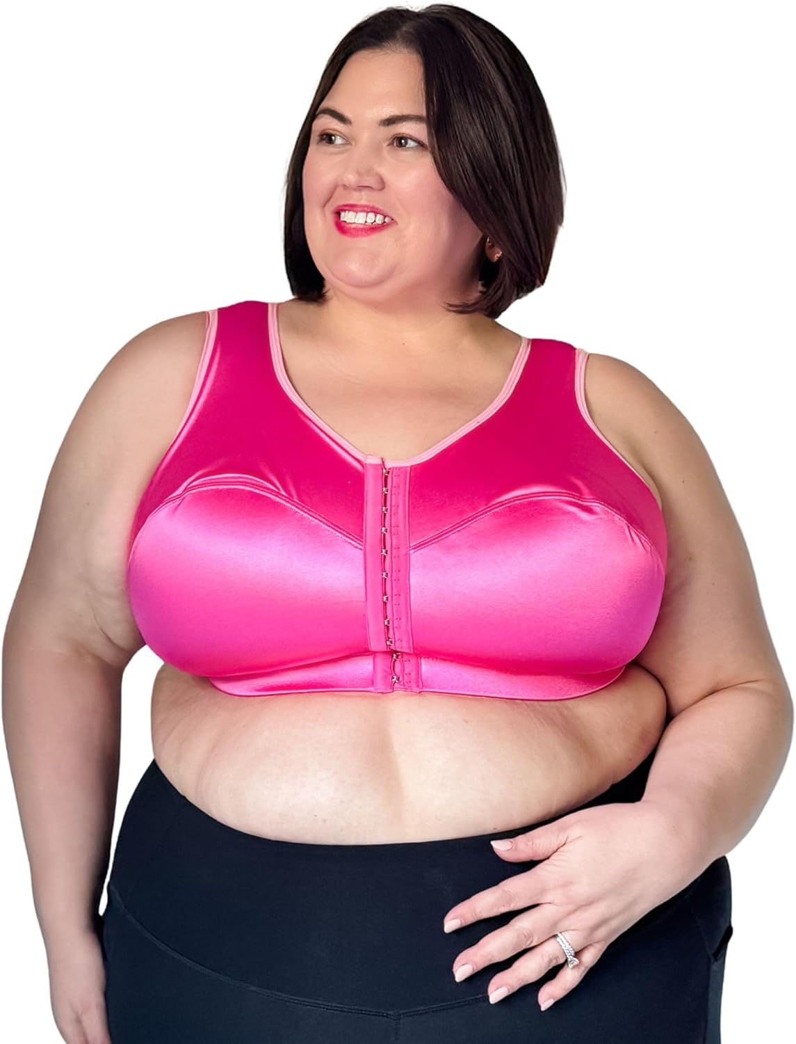 ENELL Women's Full Coverage High Impact Sports Bra (100) (US, Numeric, 3, Regular, Regular, Tickled Pink) - Image 4