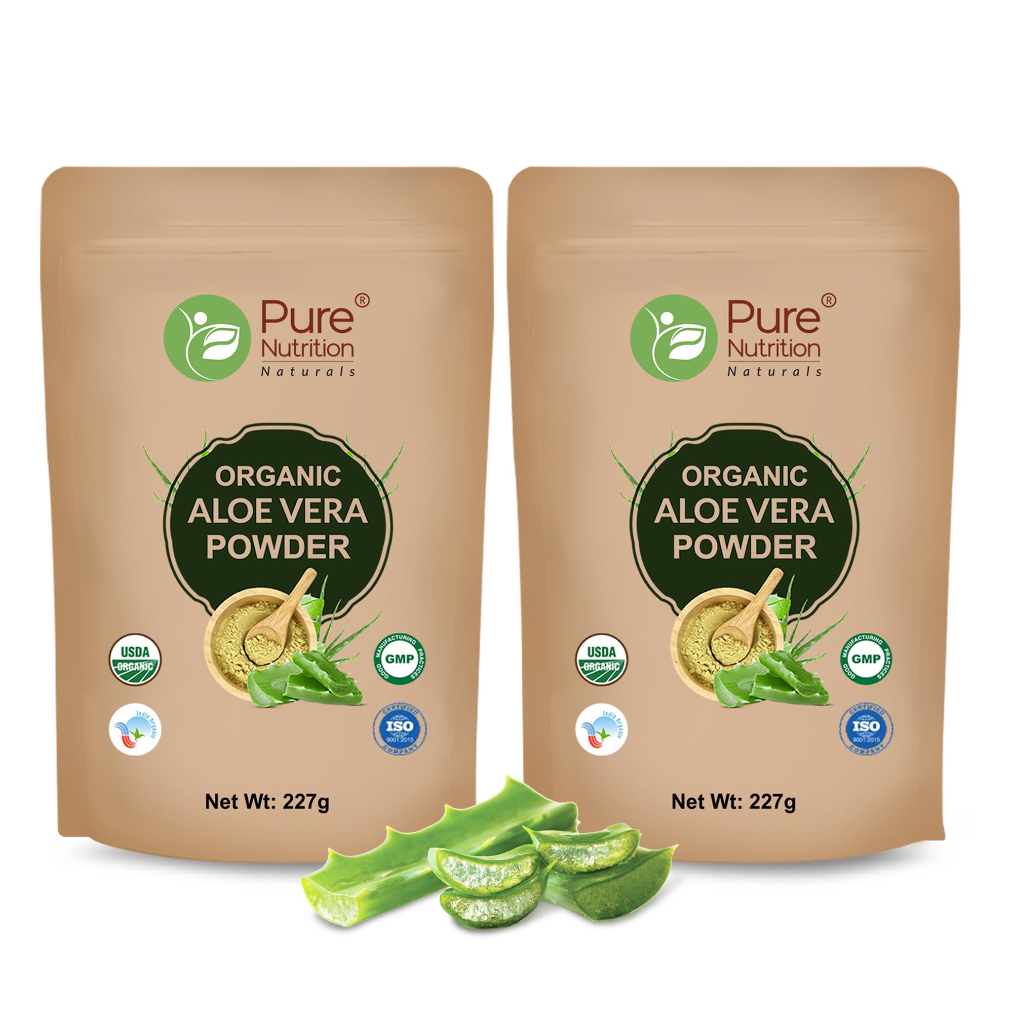 Pure Nutrition Organic Aloe Vera Powder, 227g (Pack 2) | 100% Organic, Supports Digestive Health, Promotes Skin Wellness, Hydrates and Nourishes, Convenient Powder Form - 227g (B0D7CCQQWH) Amazon Price History, Amazon Price Tracker