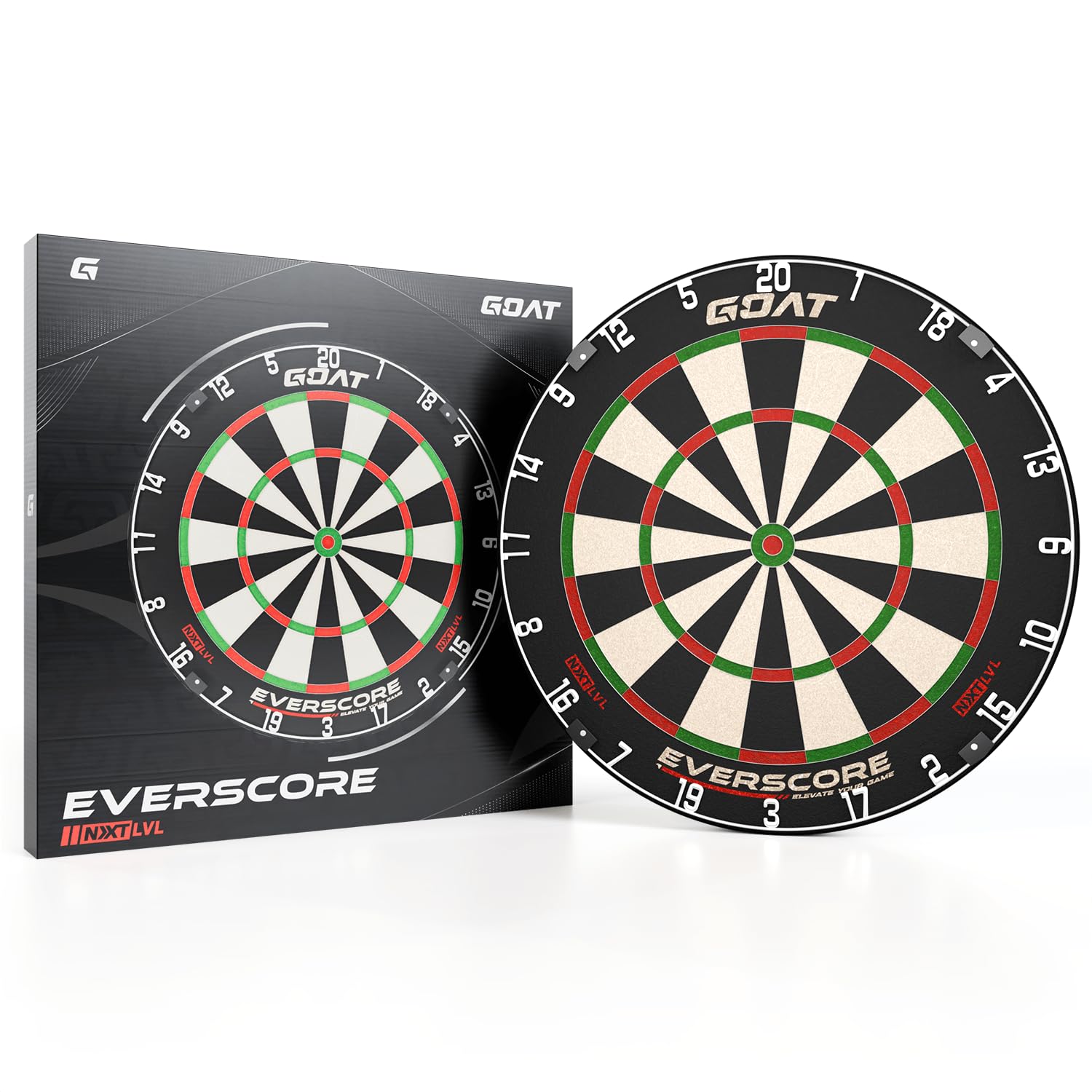 Fléchettes Everscore NXT LVL Cible en sisal auto-réparante