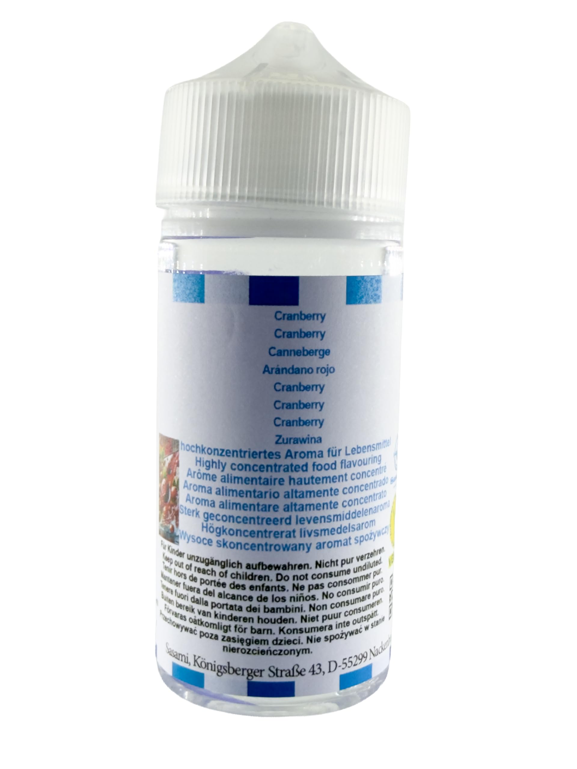 Cranberry aroma concentrato - vegano - Sasami - 100ml