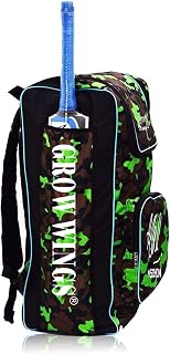Grow wings Cricket Kit Bag Light Weight Kit Bag for Cricketer (GREEN)