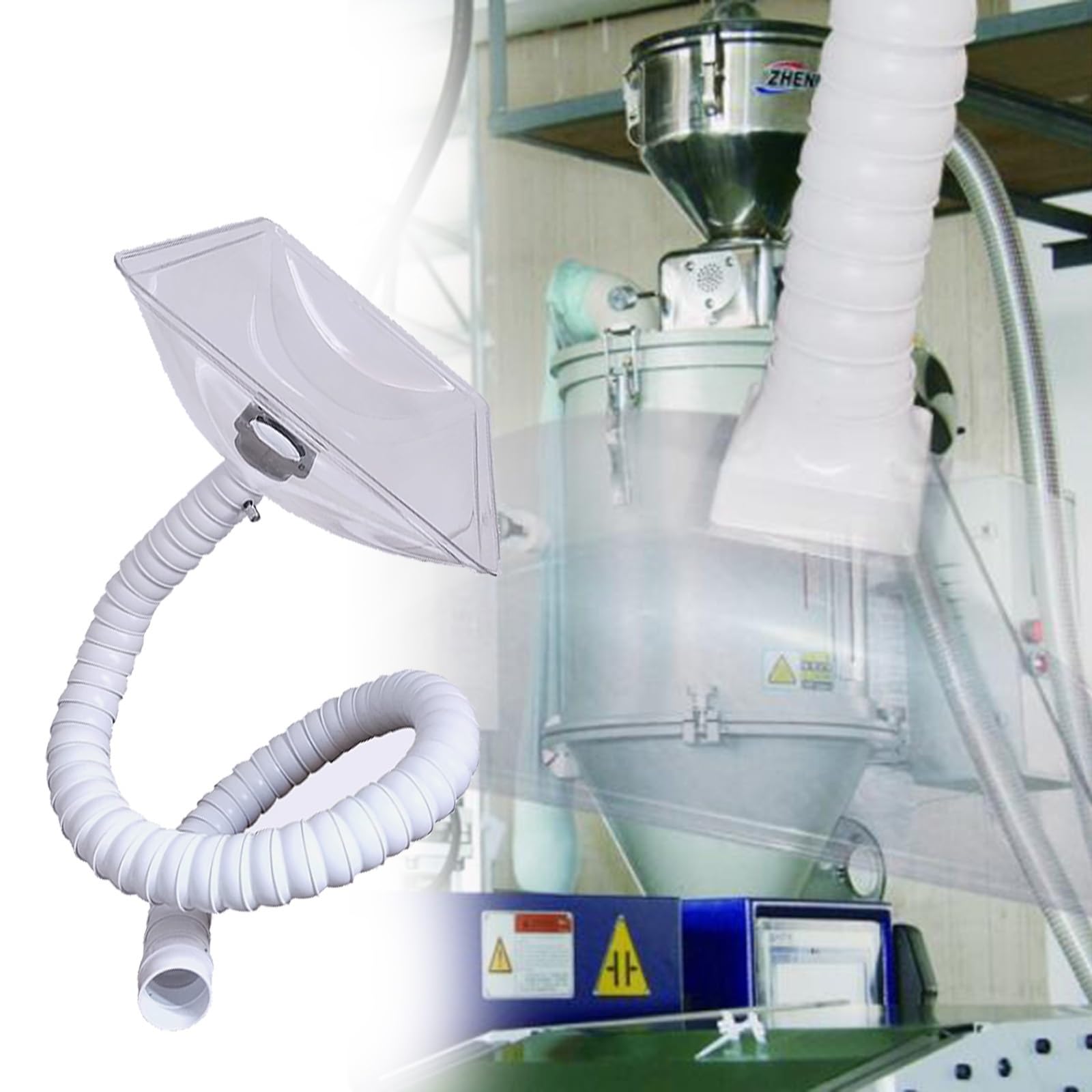 Tubo industriale per aspirazione fumi per saldatura e ventilazione da officina