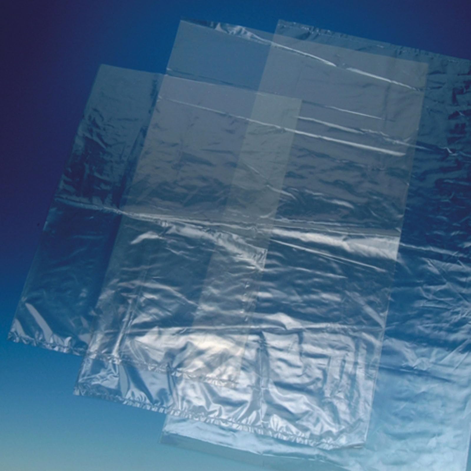 PAPSTAR 7 x 50 Gefrierbeutel, LDPE 60 l 90 cm x 50 cm transparent