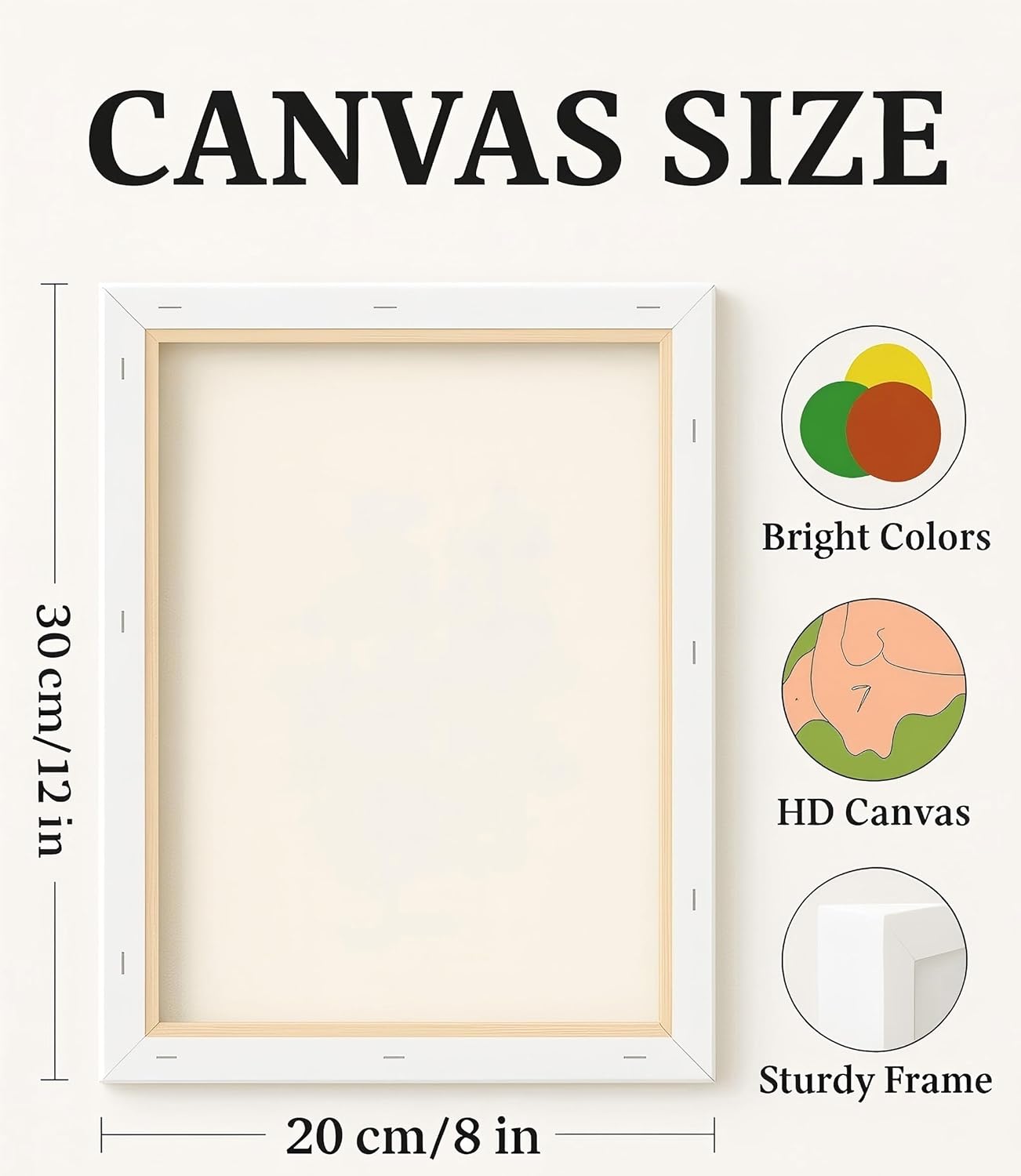 Sceorixa Travel Paint By Numbers Kit for Adults - DIY San Francisco Bridge Painting On Canvas, Acrylic Paint Set, Suitable for Beginners, Wall Decor Art for Home Decoration Or Gifts(8X12IN Framed)