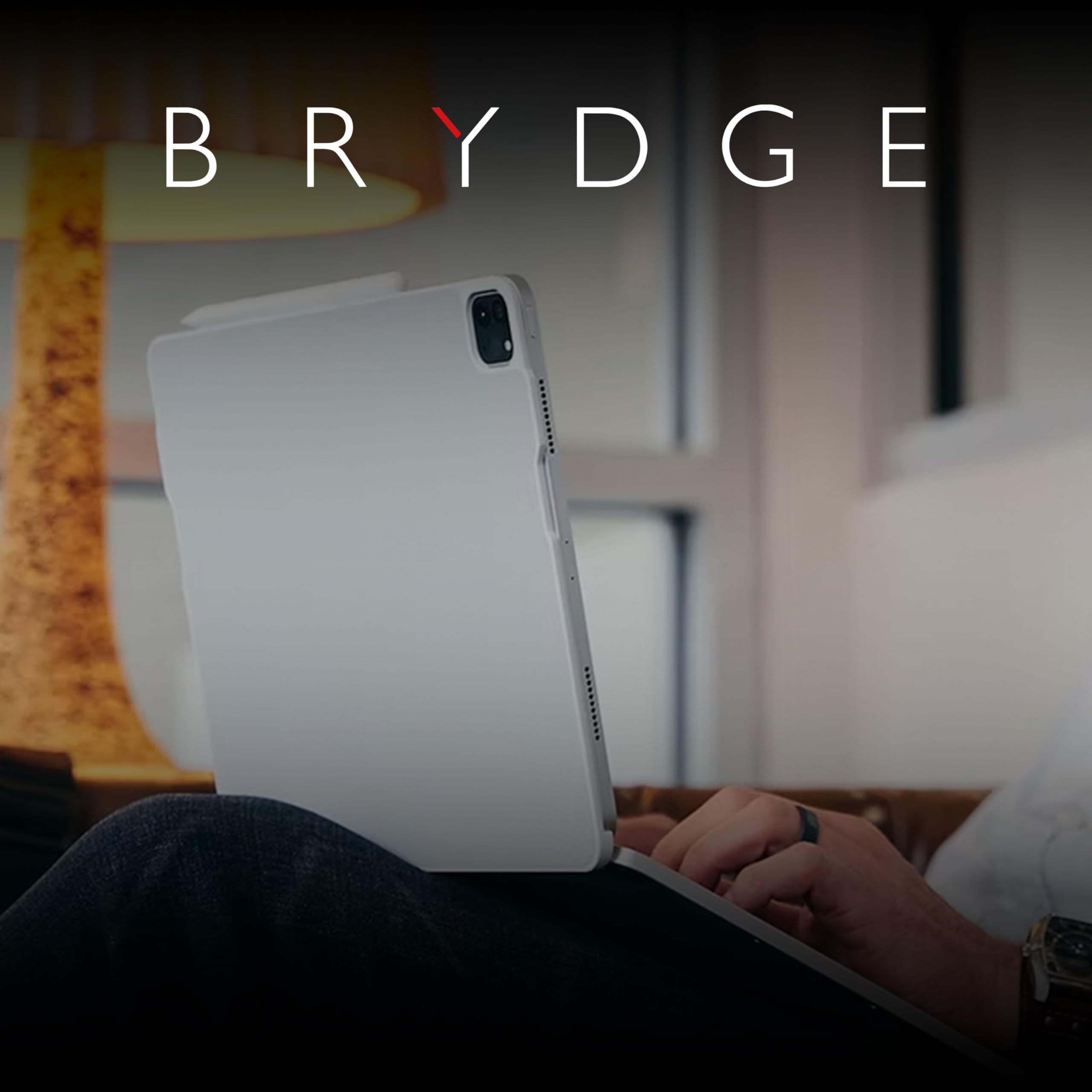 Brydge Pro 12.9 - Teclado para iPad Pro de 12.9 pulgadas 3rd Generation & 4th Generation (2018 y 2020) | Aluminio Wireless Bluetooth Keys | Batería de larga duración | (Space Gray)