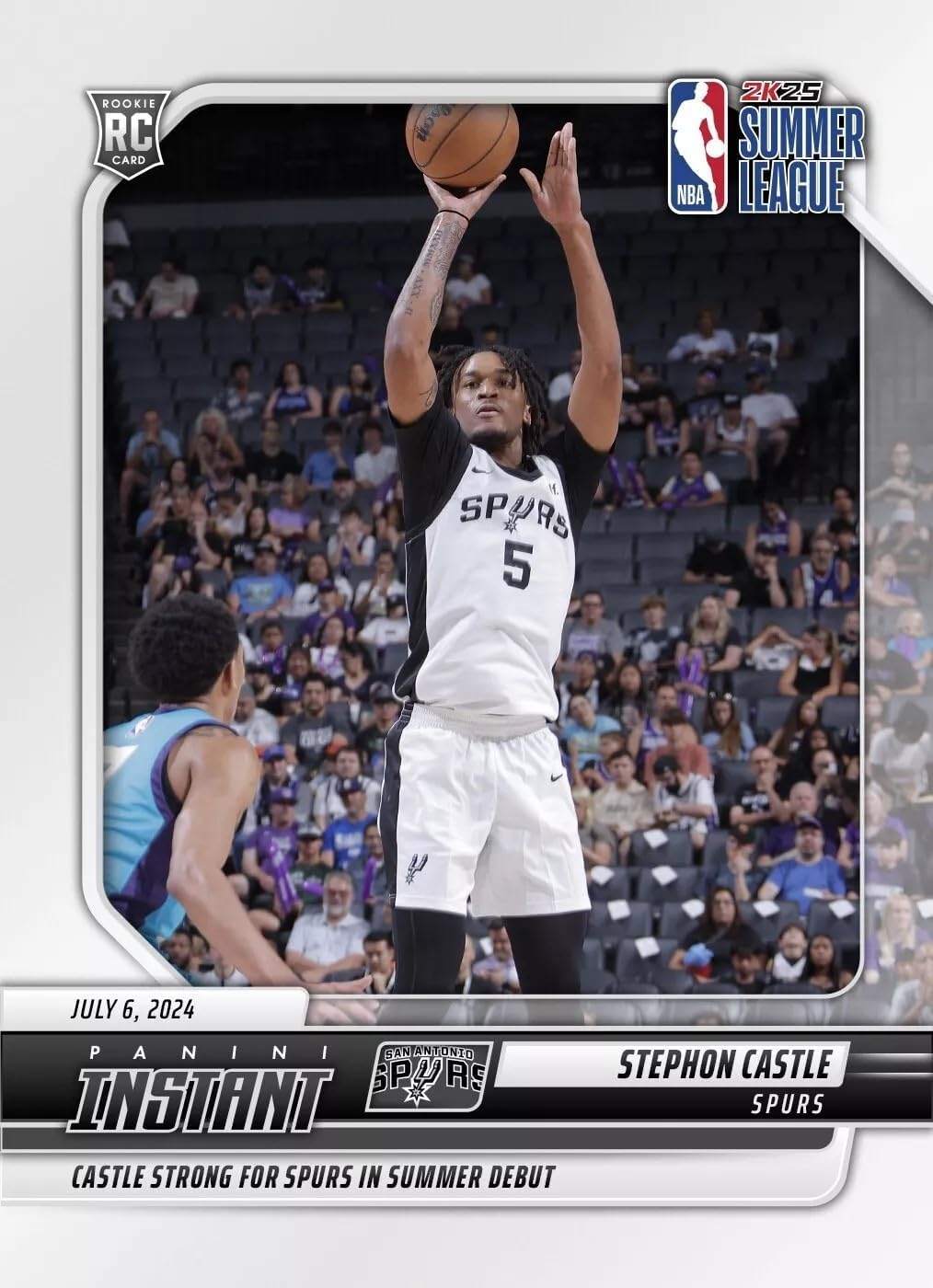 Amazon.com: 2024 Panini Instant NBA Summer League Stephon Castle