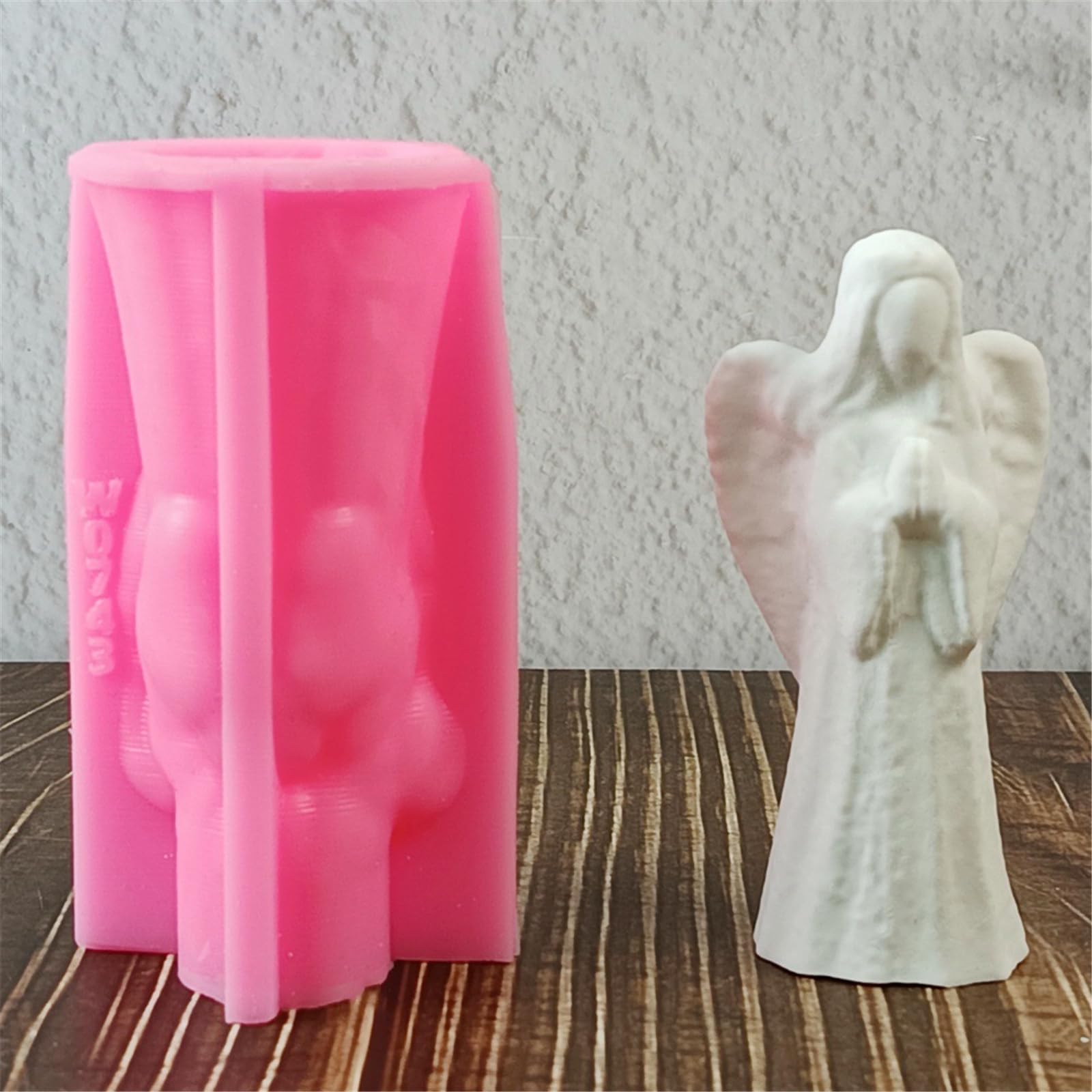 2-teilige Silikonform Für Kerzen & Seifen – Schneeflocken-Motiv, Hitzebeständig, Perfekt Für Weihnachts-DIY