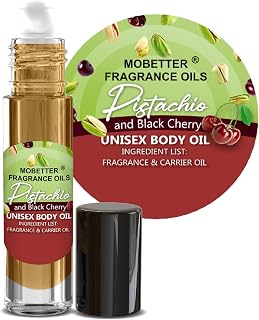 MOBETTER FRAGRANCE OILS Pistachio and Black Cherry Fragrace Body Oil for Unisex