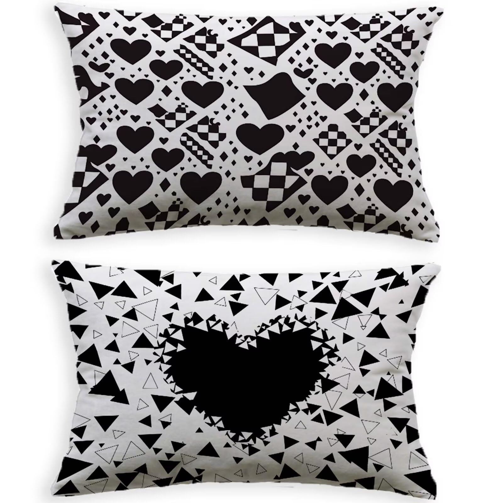 Housses de coussin de jardin blanc en toile lin haut de gamme