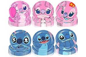 Value 60 Cartoon Disposable Paper Plates for Kids