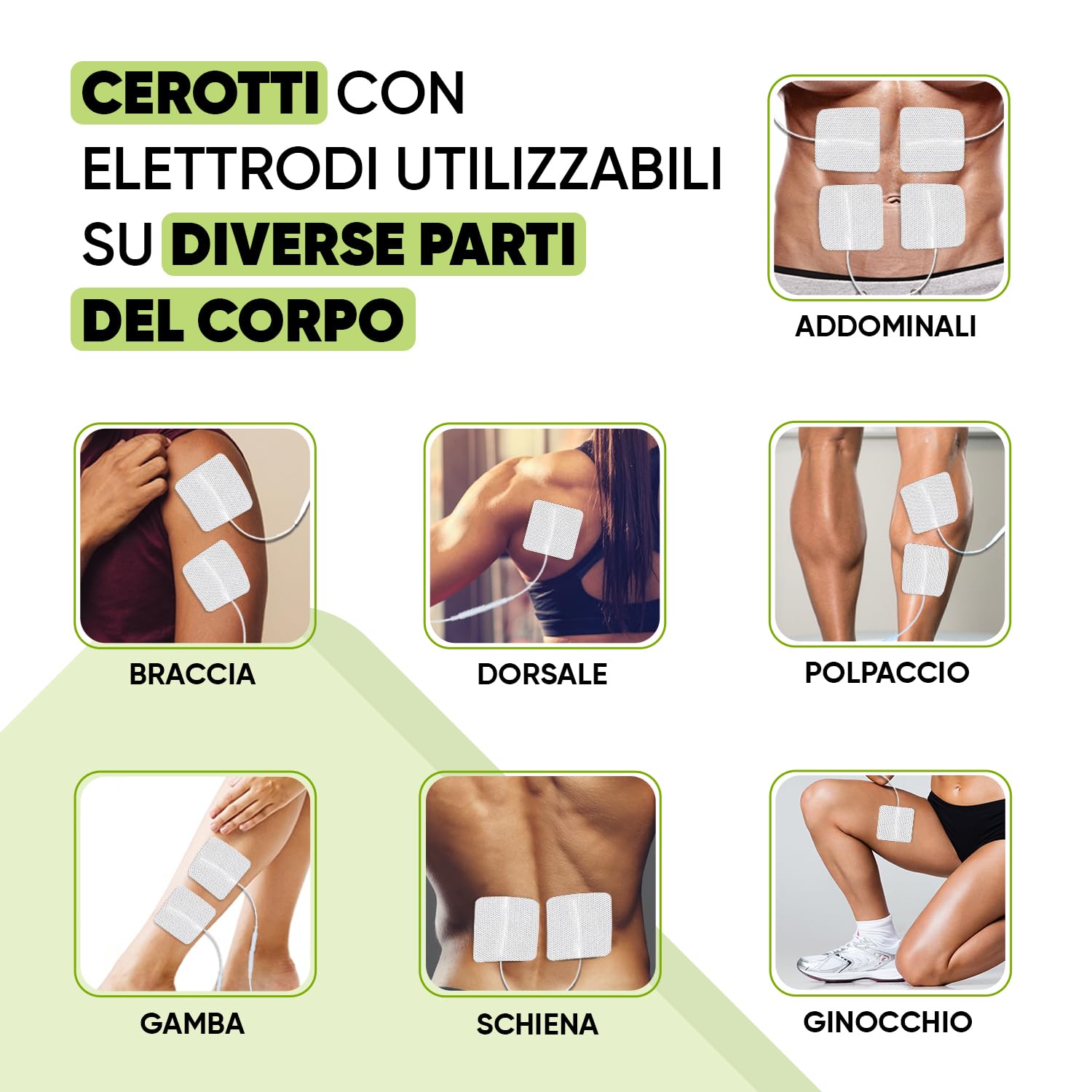 Massaggiatore con Tecnologia TENS ed EMS, Elettrostimolatore a Impulsi Elettrici per 30 Miniuti di Utilizzo, Massaggiatore Plantare con Telecomando, 4 Elettrodi TENS ed EMS e Custodia, Certificato CE