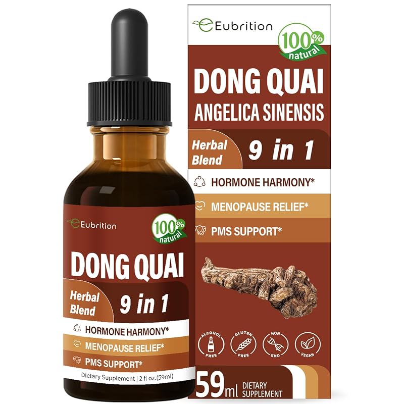 Eubrition Suplemento Fitoterápico de Dong Quai em Gotas, 60 mL