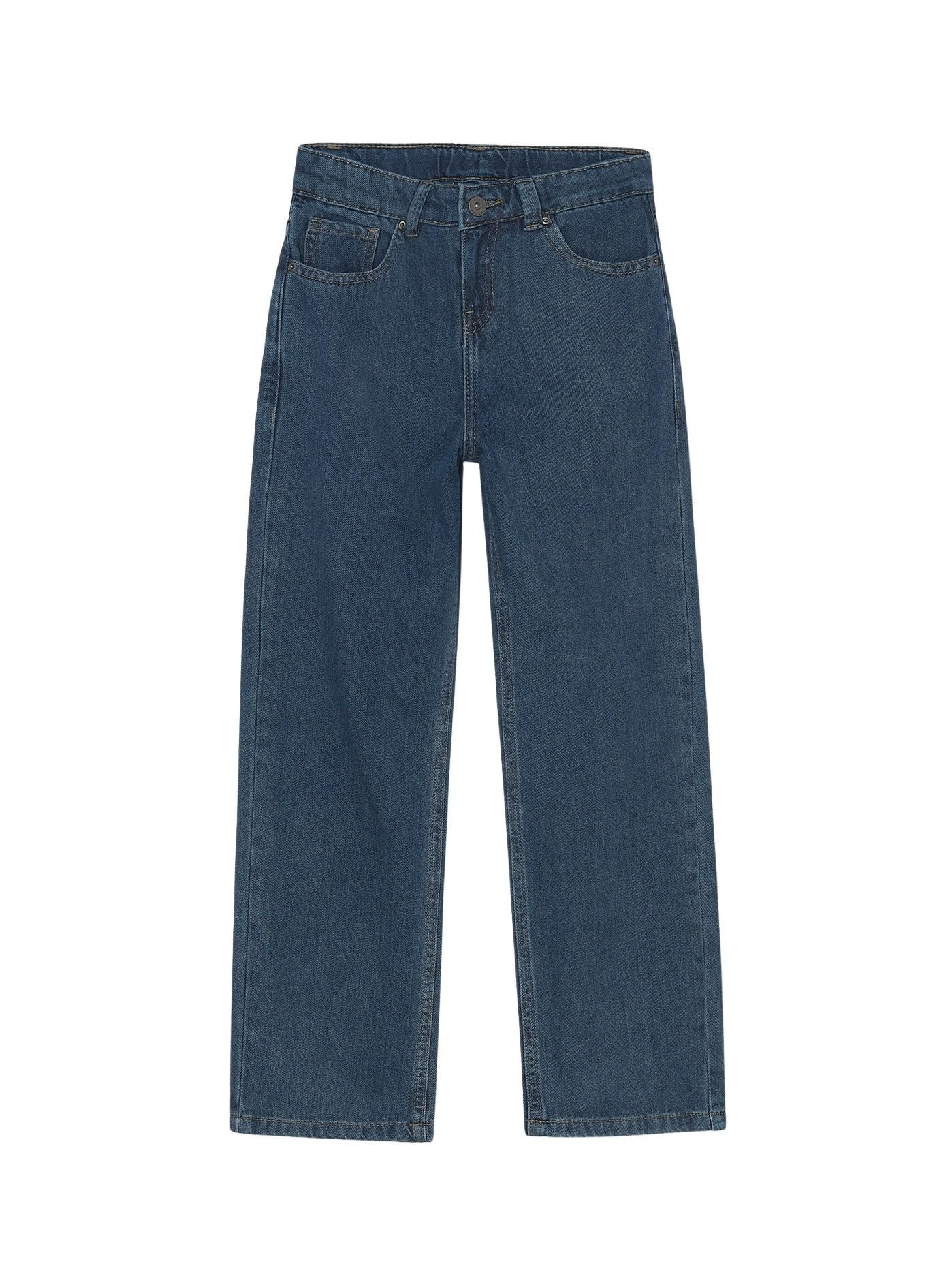 Pantalon denim wide fit comodo para niños que buscan ropa ancha 4