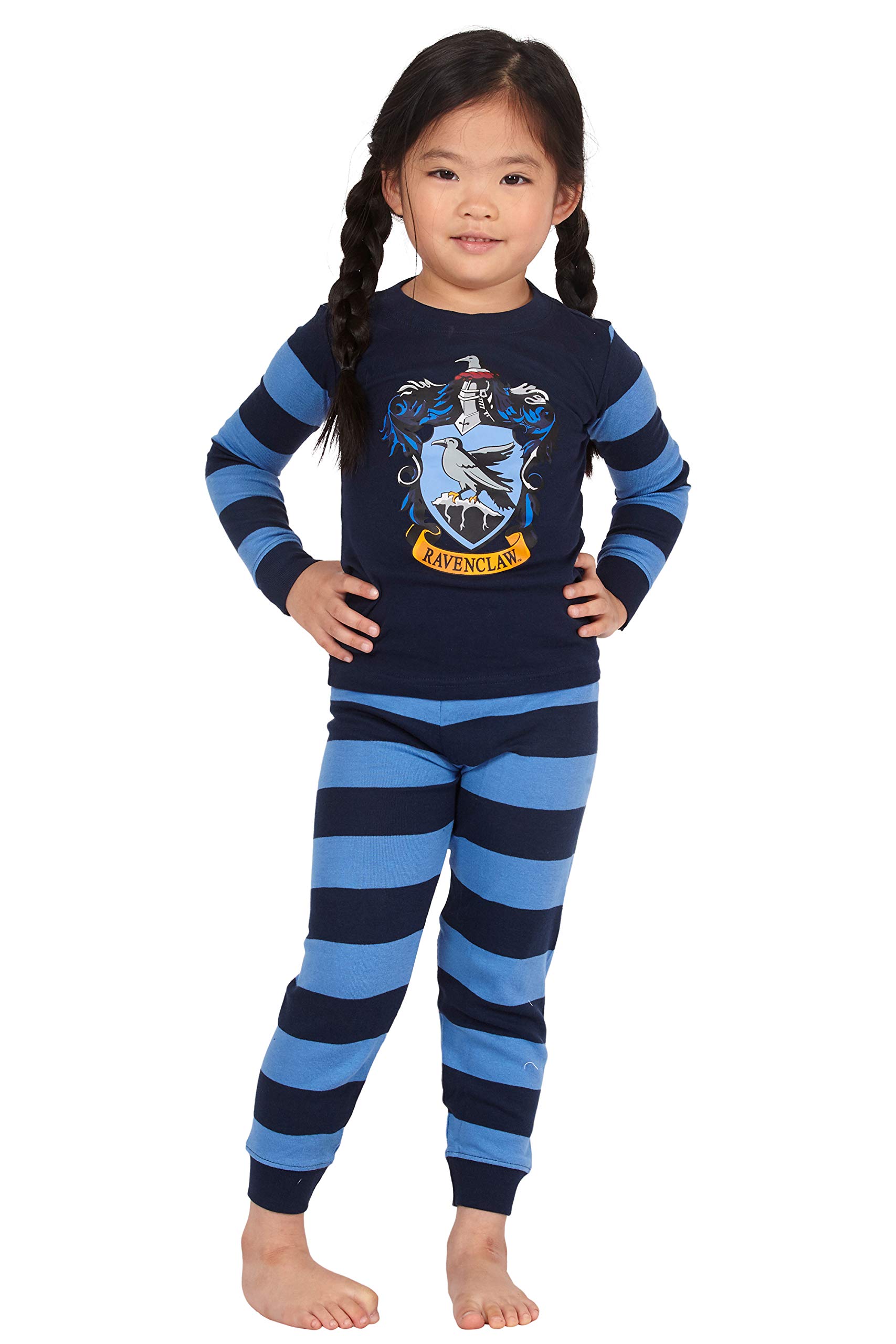 INTIMO Harry Potter Kids todas las casas Crest pijamas (Ravenclaw, 5T)