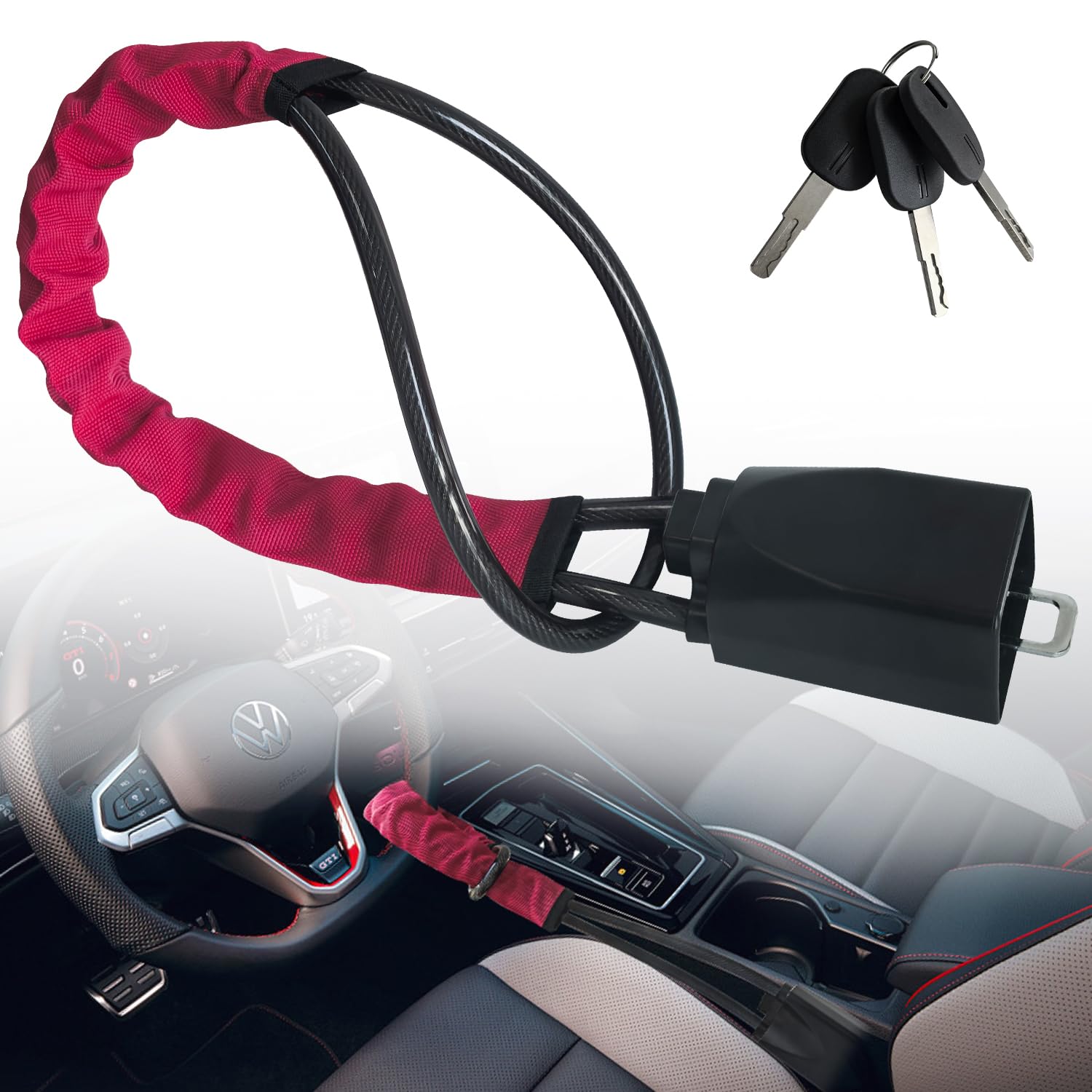 Antivol universel de ceinture de sécurité pour stopper le vol de camions et voitures sans effort