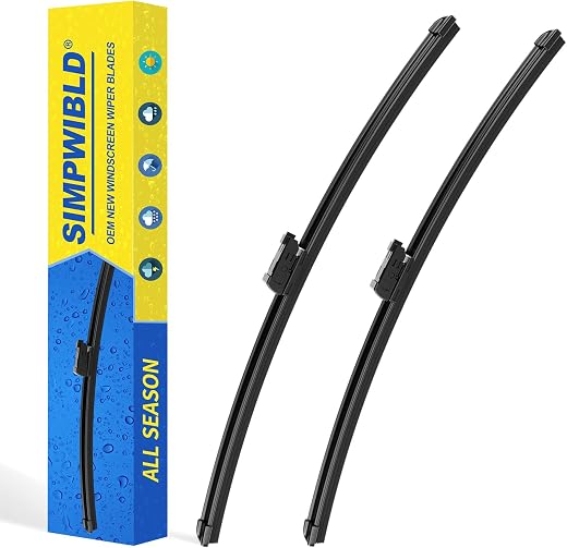 2 Factory Wiper Blades Replacement For 2011-2019 Volkswagen Jetta/2014-2017 Volkswagen Vento Original Equipment Windshield...