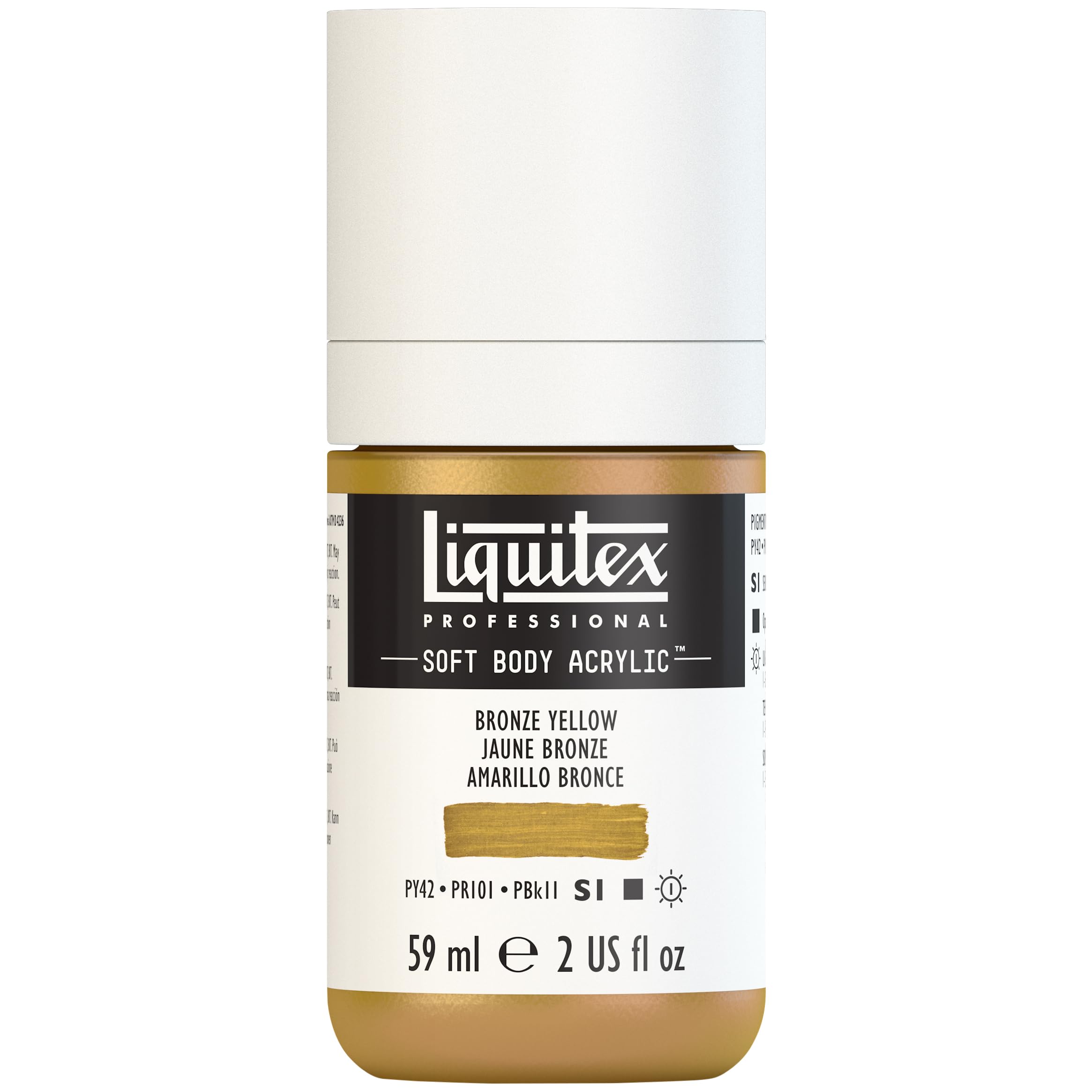 Liquitex Acrylic Paint, Bronze Yellow, 59 ml (Pack of 1) — image 1