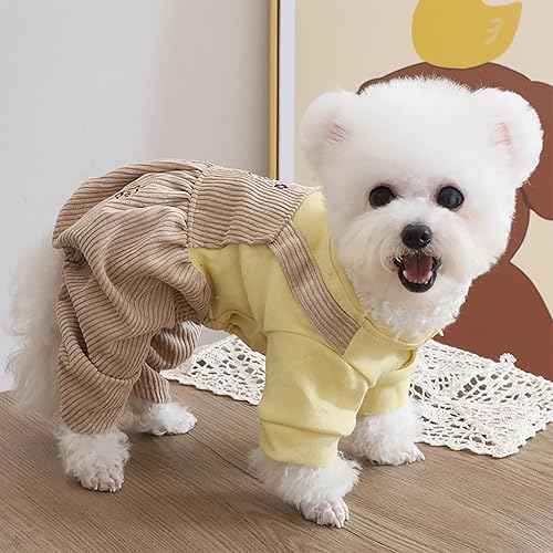 Miniatura 3 de Mono lindo para perro, overol elegante para mascotas, suave, transpirable, ropa para perros pequeños, hembra, niño, overol clásico de una pieza,