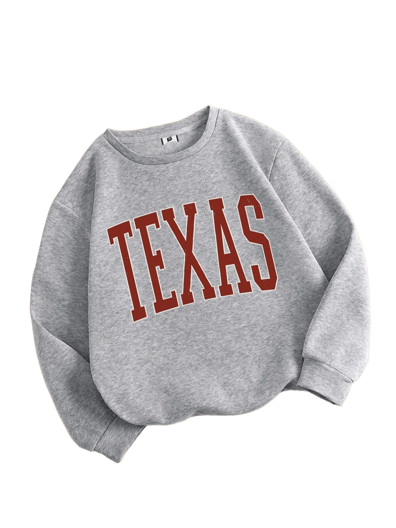 sxv style SXV 'Texas’ Printed Cool Aesthetic Drop Shoulder Oversized Sweatshirt-picture-48