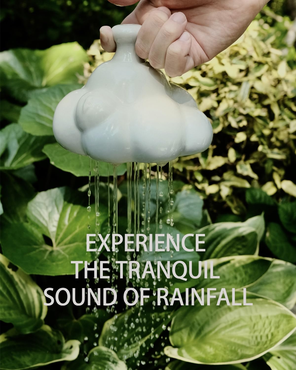 Joli arrosoir en céramique pour plantes d'intérieur et d'extérieur, arrosoir de pluie, nuage, cloche, petit arrosoir pour décoration de jardin