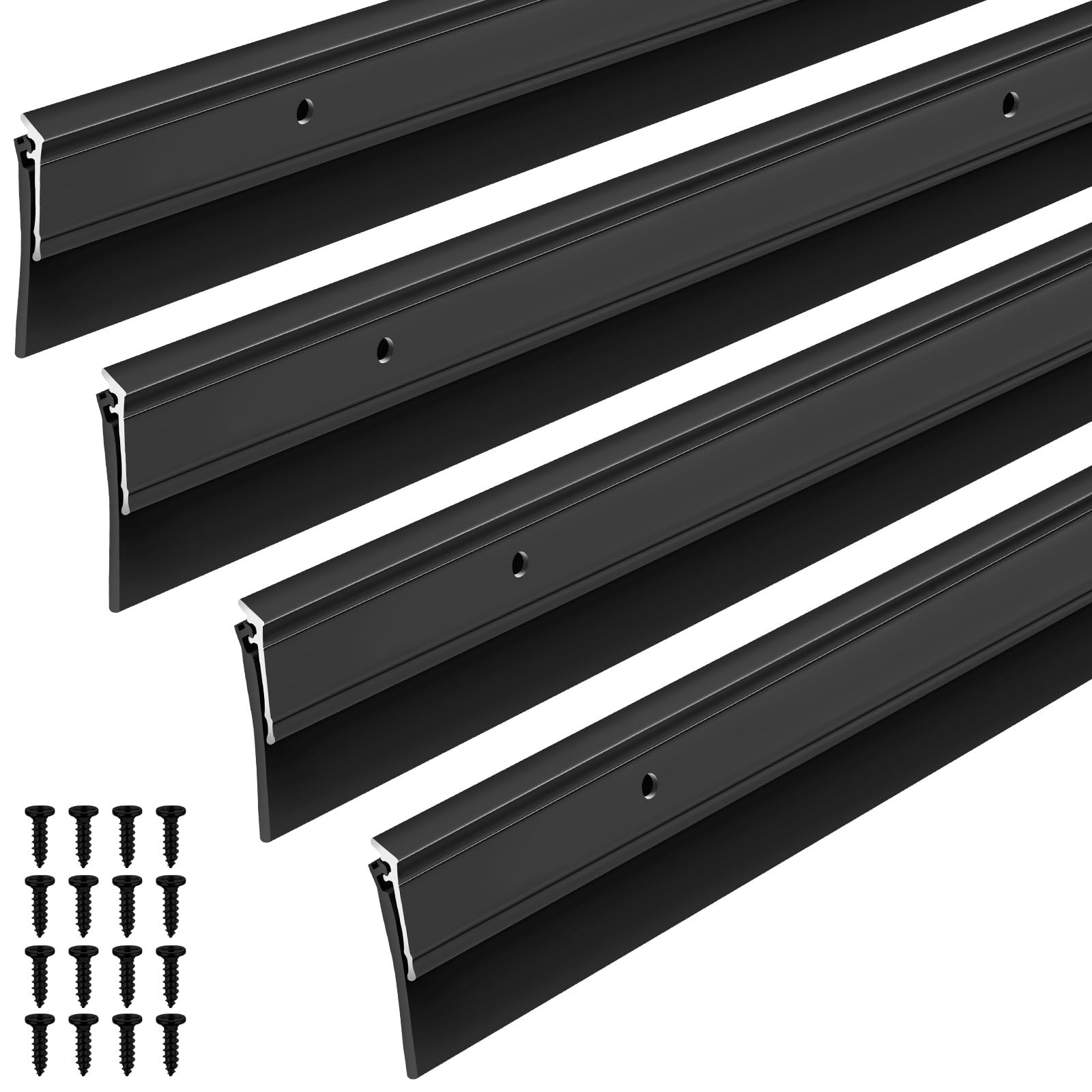 Photo 1 of FoldTier Door Sweep - 1-3/4 x 36 Inch Black