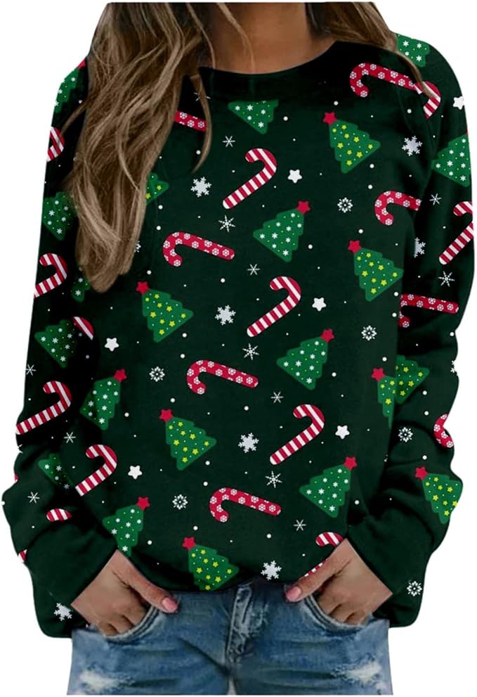 Christmas Jumper Women's Funny Long 