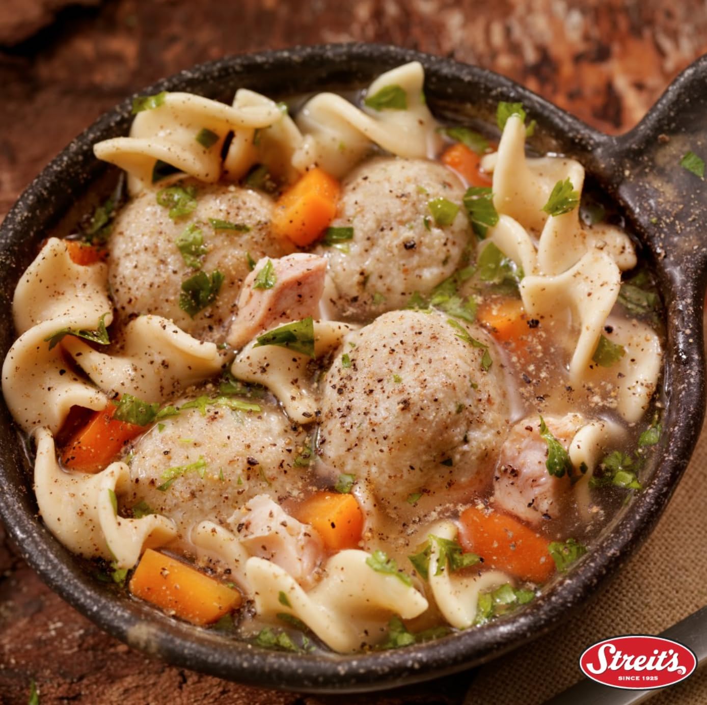 Streit's Chicken Noodle Soup - Muriel's Soup Mix, Kosher Certified, No MSG or Hydrogenated Oils, Just Add Water, Family Owned (4oz, Pack of 3)