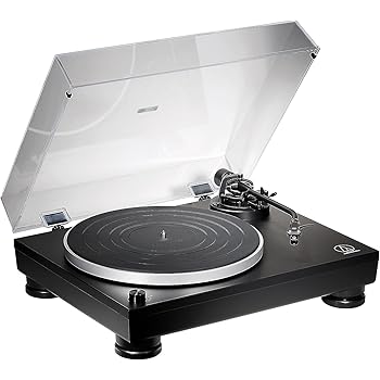Audio-Technica Fully Manual Direct Drive Turntable, Black