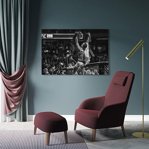 Miniatura 4 de Conor McGregor - Póster para habitación, póster estético e impresiones sobre lienzo, póster artístico para pared, 08 x 12 pulgadas (7.9 x 11.8 in)