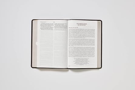 RVR60, Biblia del Ministro, Letra gigante, Leathersoft, Cafe, Palabras de Jesus en Rojo, Comfort Print (Spanish Edition)