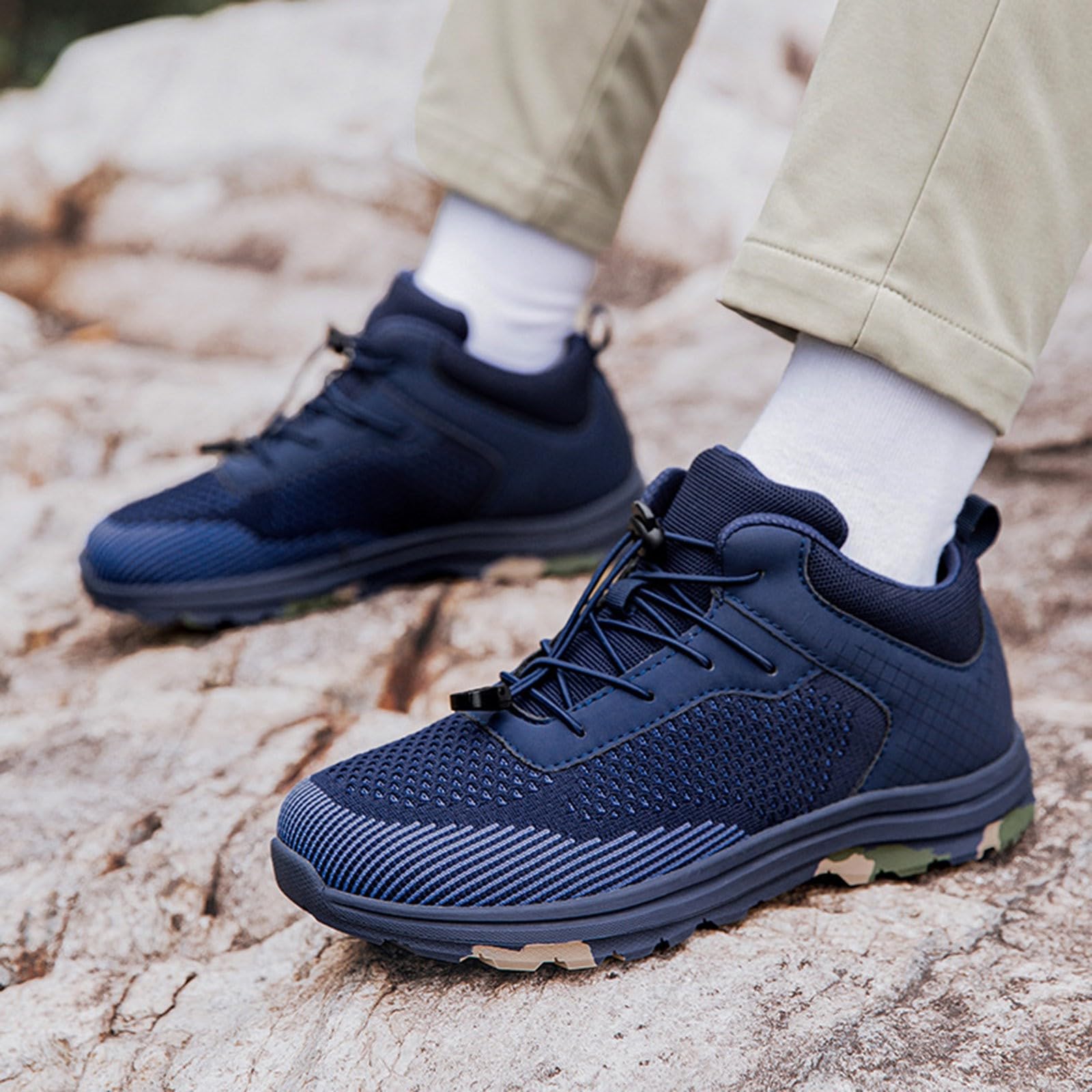 Laufschuhe Herren Dämpfung Turnschuhe Atmungsaktive Sneaker Leicht
