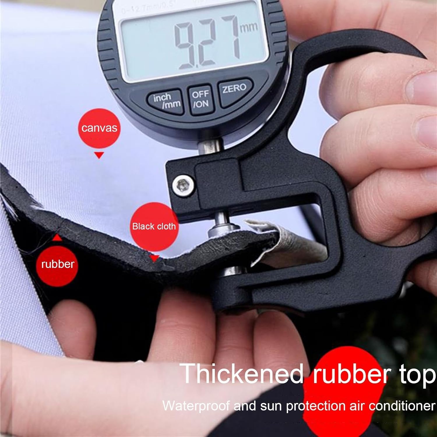 38.5inX19.7in Air Conditioner Sun Shade Cover, Dustproof Waterproof Outdoor Window AC Units Protection Cover, With Black Protective Net