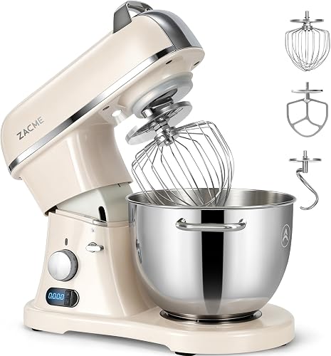 8.4QT Commercial Stand Mixer 800W with Aluminum Die Casting Meets the Standard of NSF/ANSI 8-2023, Mixers Kitchen Electr