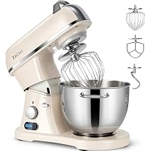 8.4QT Commercial Stand Mixer 800W with Aluminum Die Casting Meets the Standard of NSF/ANSI 8-2023, Mixers Kitchen Electric Stand Mixer with Stainless Steel 8L Bowl, Dough Hook, Whisk and Beater