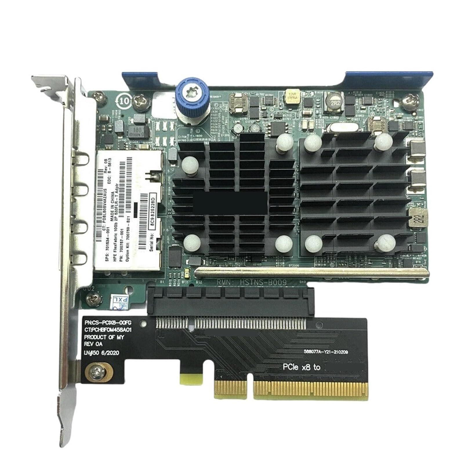 10GbE 2-portowa 533FLR-T 701534-001/700757-001 700759-B21 RJ-45 PCIe NIC 10 GB 10 Gigabit PCI Express karta sieciowa