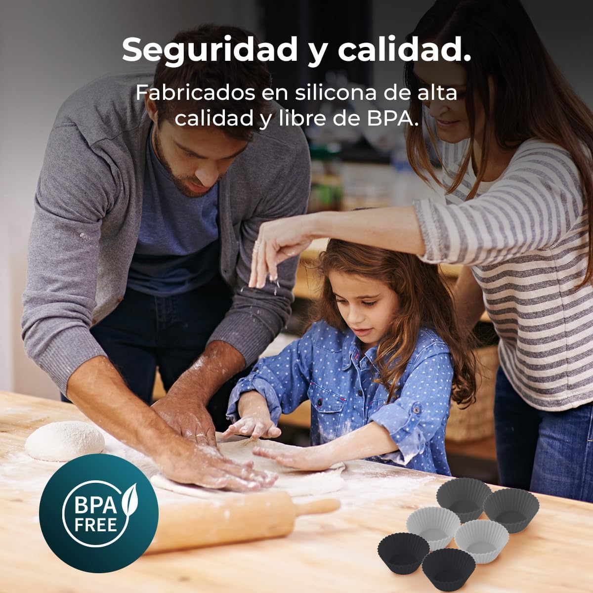 BPA Free label on Cecotec silicone accessories