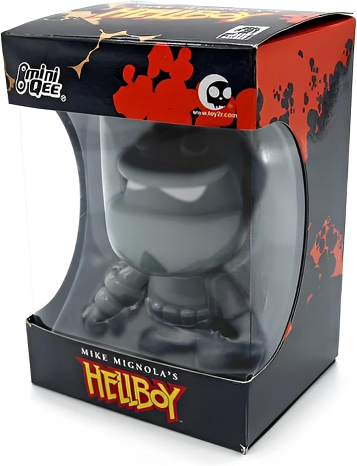 Dark Horse Deluxe Hellboy Mini Qee Gray Monotone 5" Action Figure