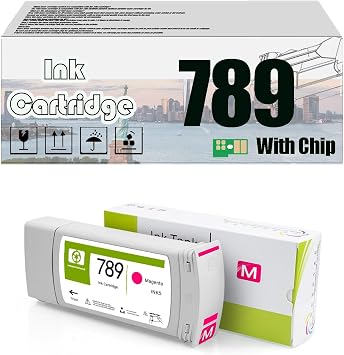 789 CH615A CH616A CH617A CH618A CH619A CH620A 775 ML Ink Cartridges, Compatible for HP Latex L25500 PrintersHigh Print Volume with Chip Magenta*1
