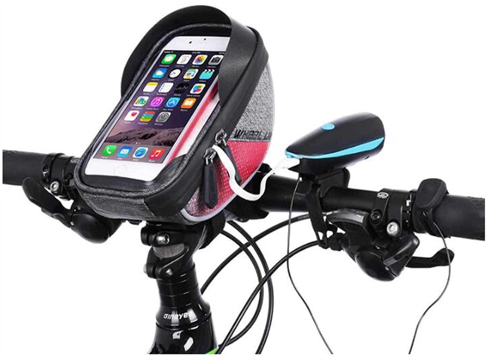 Borse per Biciclette. Borsa da Manubrio for Bicicletta, Borsa Auto a noleggio, Cellulare, Attrezzatura Equitazione(Black)