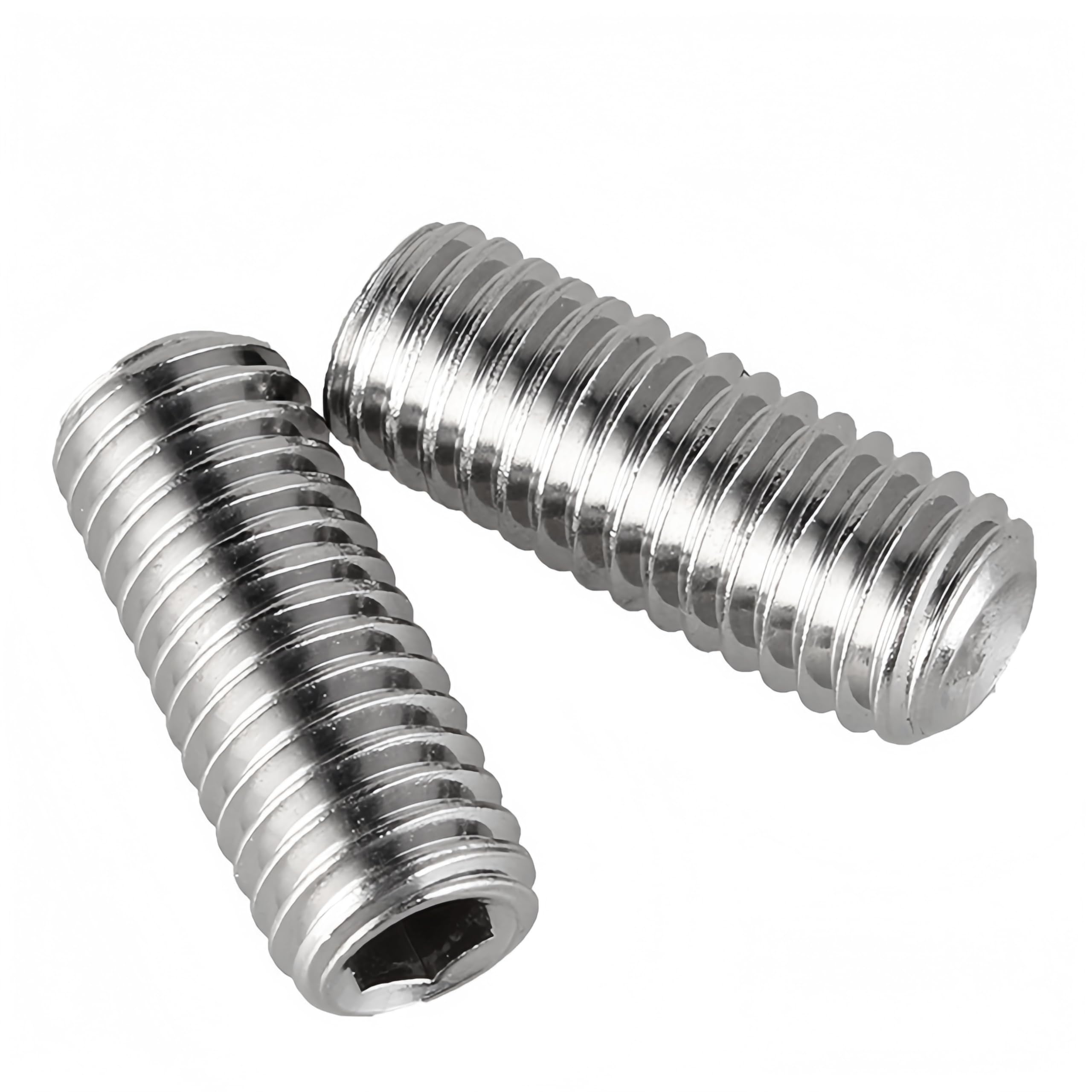 M3 x 6mm Hex Socket Head Cup Point Set Screws, Metric Grub Screws, A2-70, Socket Head Screws, DIN914 Stainless Steel, 250Pcs