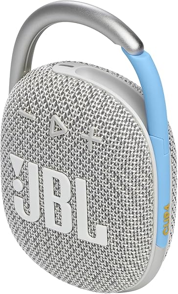 JBL Clip 4 Eco - Ultra-Portable Waterproof Speaker (White) - 3